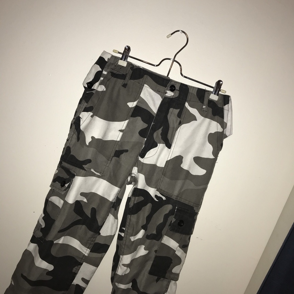 Gray Camo Pants - image 1
